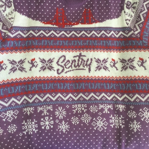Sentry Christmas Sweater San Francisco Size: Large - Picture 7 of 8
